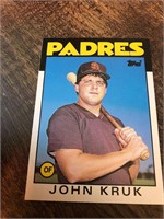 1986 Topps Traded John Kruk Rookie