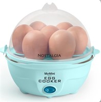 Nostalgia Nostalgia EC7AQ Premium 7-Egg Aqua