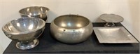 (5) Assorted Punch Bowls & Serving Dishes