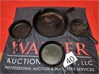 Cast Iron Skillet Lot