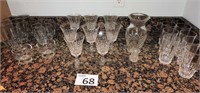 Crystal Drinking Glasses & Mixed Lot
