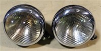 Pair of Vintage Bullet Style Headlights