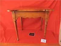 Ethan Allen Wood Side Table with Drawer