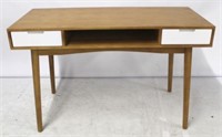 Mid century style 2 drawer desk