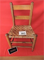 Woven Bottom Childs Chair