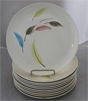 11 Vintage 10 1/4" dinner plates