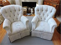 2 Drexel Heritage Upholstered Chairs