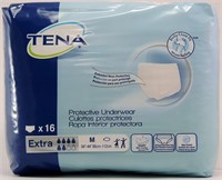 PACK OF 64 Tena 72232 Extra Absorbent 34-44 waist