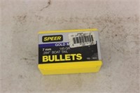 (100) 7mm Bullets
