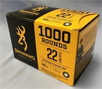 1000 rounds of .22LR cartridges*WE WILL NOT SHIP*