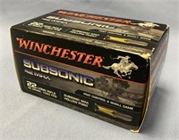 500 round box of .22LR subsonic cartridges*WE WILL