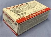 200 round box of 9mm cartridges *WE WILL NOT SHIP*