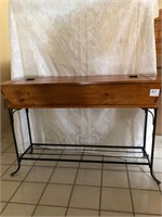 Console Metal & Wood Table