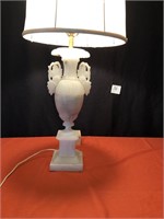Alabaster Carved Lamp