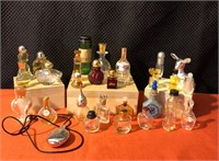 10 + Miniature Perfume Bottles
