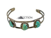 Southwestern Faux Turquoise Cuff Bracelet