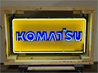 New/Unused 28" Komatsu Neon Sign