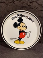 Vintage Mickey Mouse Disney World Tin Enamel Tray