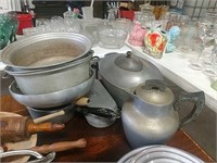 Group Vintage Aluminum Cookware