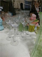 6 Crystal Glasses