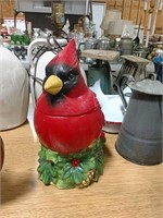 Cardinal Cookie Jar Cracker Barrel