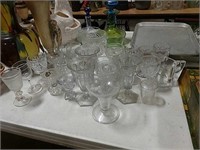 Group EAPG cordials and goblets
