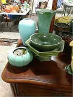 Heager & Green Mat Glaze Pottery Lot