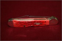 Case XX 61749L SS # 0699 Red Bone Pocket Knife