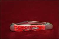 Case XX 61749L SS #1053 Red Bone Handle Pocket