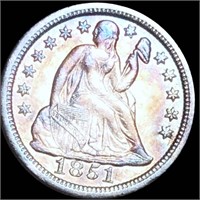 1851 Seated Liberty Dime UNCIRCULATED