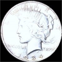 1934-D SIlver Peace Dollar NICELY CIRCULATED