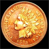 1879 Indian Head Penny GEM PROOF RED