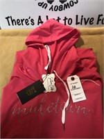 Muletown hoodie pink size L