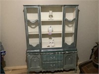 Modernized Antique China Cabinet