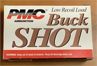 Five rounds 12 gauge buckshot ammunition