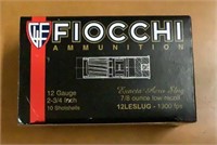 10 Rounds Fiocchi 12 g leslug ammunition