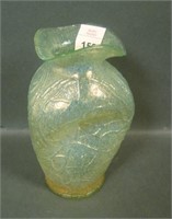 Dugan Frit Lime Green Stippled Estate Vase