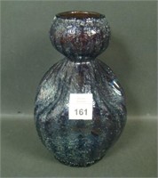 Dugan Frit Amethyst Gourd Shape Vase