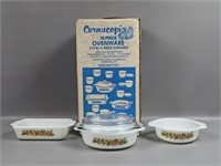 Vintage Cornucopia 28 Piece Ovenware