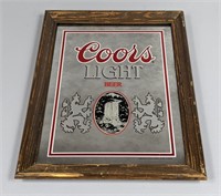 1980 Coors Light Bar Mirror