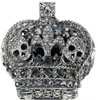 Oliva Riegel Crown with Skulls 2.75" wide x 1.5" .