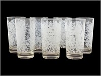 (7) Mid Century Modern Water Glasses