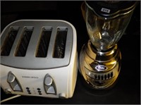 Oster Blender and Black & Decker Toaster