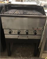 1X GARLAND CHARCOAL GRILL 24"