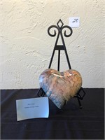 Sculptured Wood Heart Box by Kerry Vesper