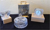 Staiger Clock, Seiko Clock Crystal Candy & Bowl