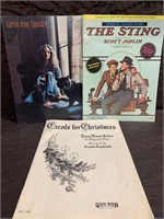 Music Books - Carole King, The Sting & Carols