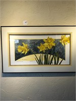 Daffodil Print by M. Boote Owen 1979