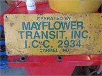 Vintage Mayflower Transit, Inc Sign