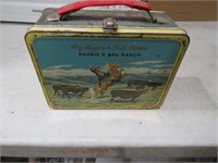 Vintage Roy Rogers Double R Bar Lunch Box (No